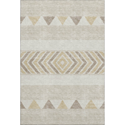 Premium Machine Washable Prisco Beige Rug