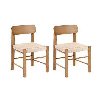 45cm H Solid Wood Side Chair