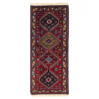 Fine Hand knotted Persian Yalameh runner 2'X4'11"