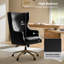 Fauteuil de direction pivotant en cuir véritable Heeg-102291122