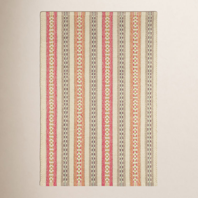 Long Slade Spice Handwoven Cotton Rug