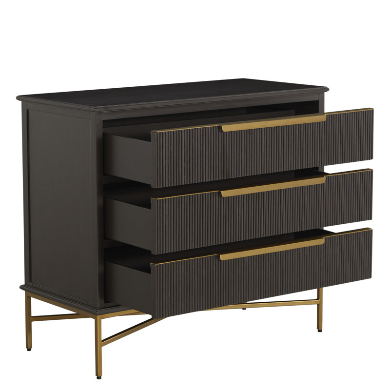 Riggs Chest - Dark, Sesame Black, Stained Brass