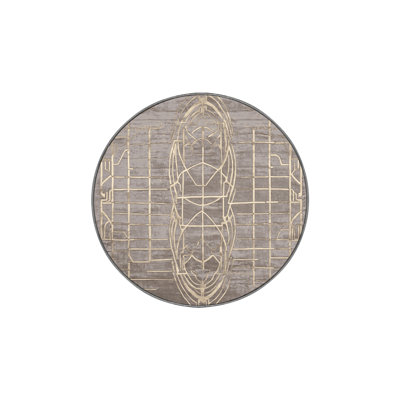 Machine Washable Gray Area Rug