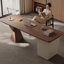 Bureau couleur noyer en bois massif multi-couches avec bureau et bureau-276758948