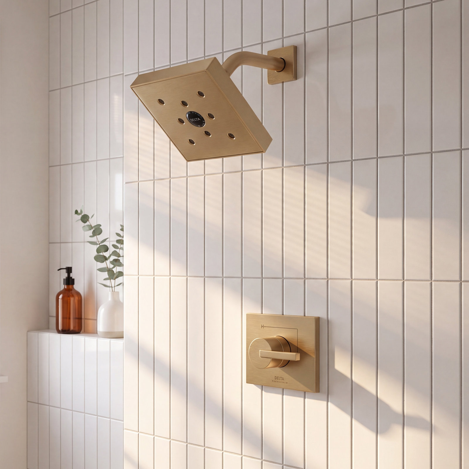 Vero Diverter Shower Faucet Trim, Brilliance Champagne Bronze