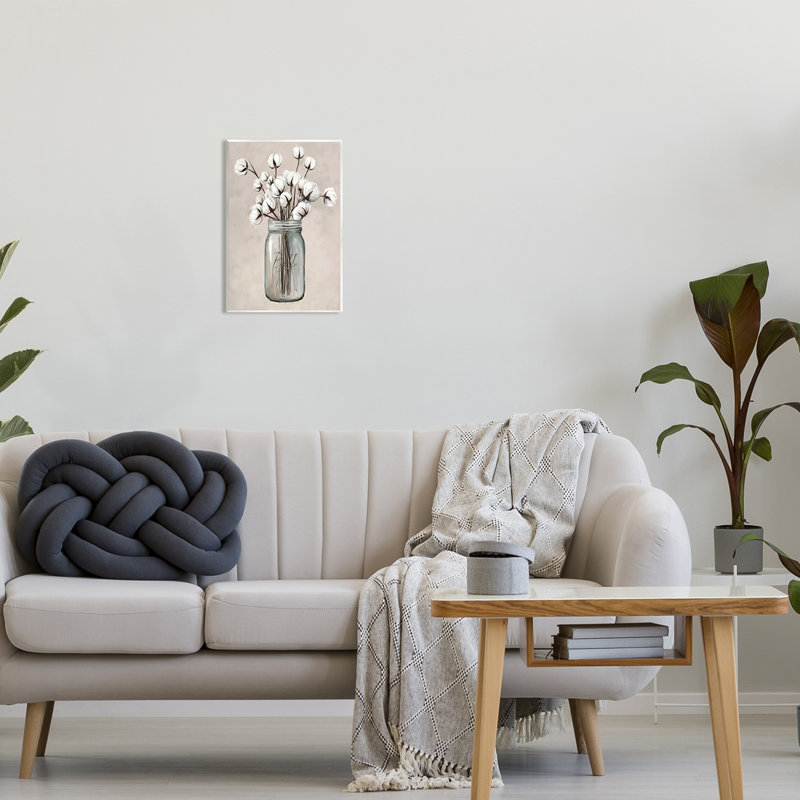 "Stupell Industries", vase à fleurs en coton, plaque murale, art par Ziwei Li-au-781, H 15 po x l 10 po x P 0,5 po