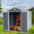 Polypropylene Plastic Storage Shed-116540357-116540358