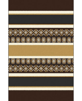 Tapis brun foncé Oren