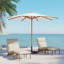 Parasol rond en aluminium 11,5 pi Sunbrella-1183918683