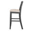 Ensemble de coin-repas à hauteur de bar rectangulaire en bois de 48 po Farmhouse-2104789039