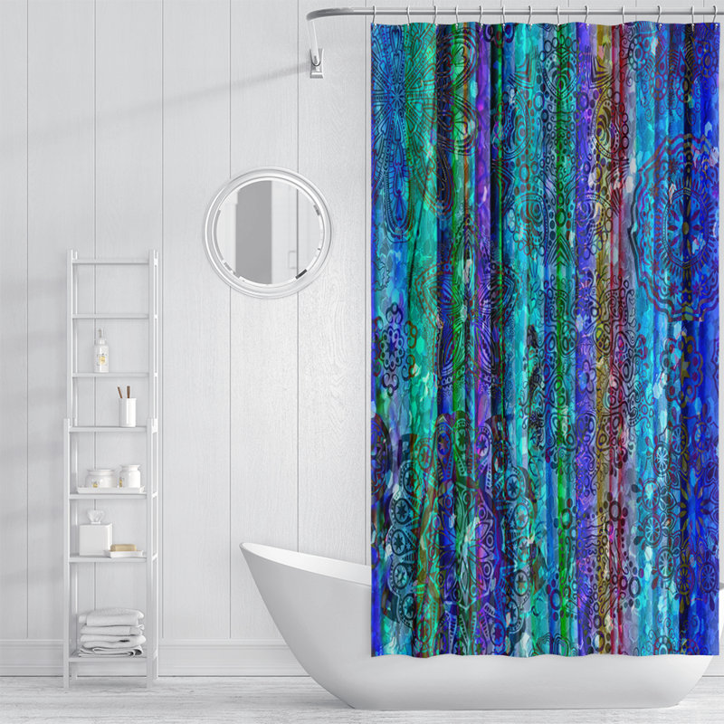 Rideau de douche simple, 70 po x 90 po