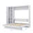 Queen-Size Murphy Wall Bed Highlighting Functional Shelves, Closet & Subtle LED Lighting-469050351-469050348