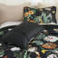 Ensemble de courtepointe 3 pièces à motif floral en microfibre pour chambre à coucher pour utilisation toute saison-122910319-122910321