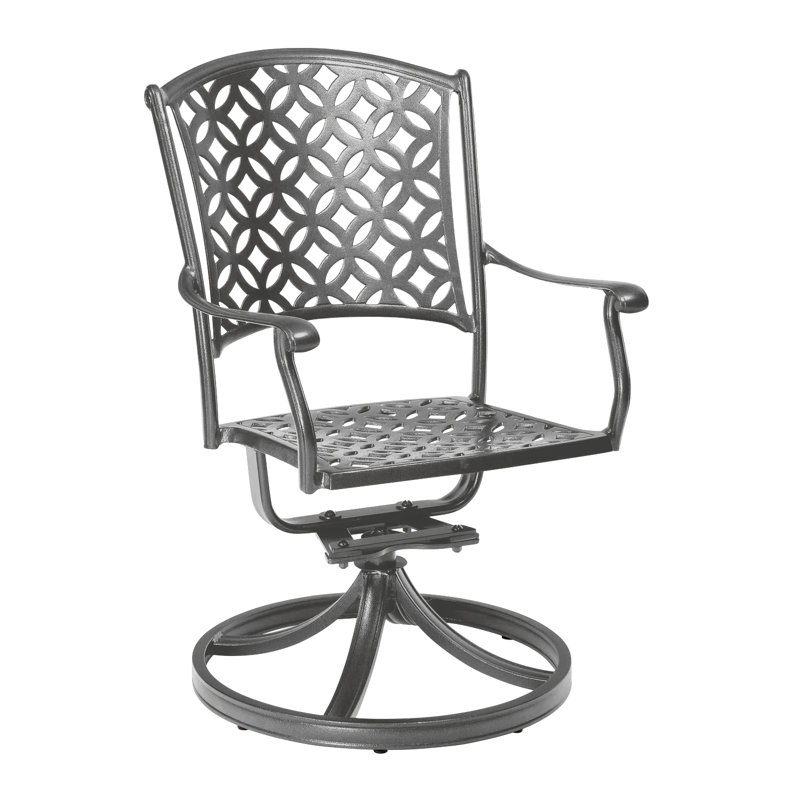 Chaise de patio pivotante Casa, Étain