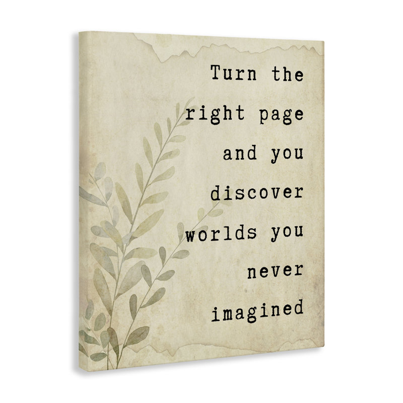 «Literary Wonders», toile par Julia Frost, H 30 po x l 24 po