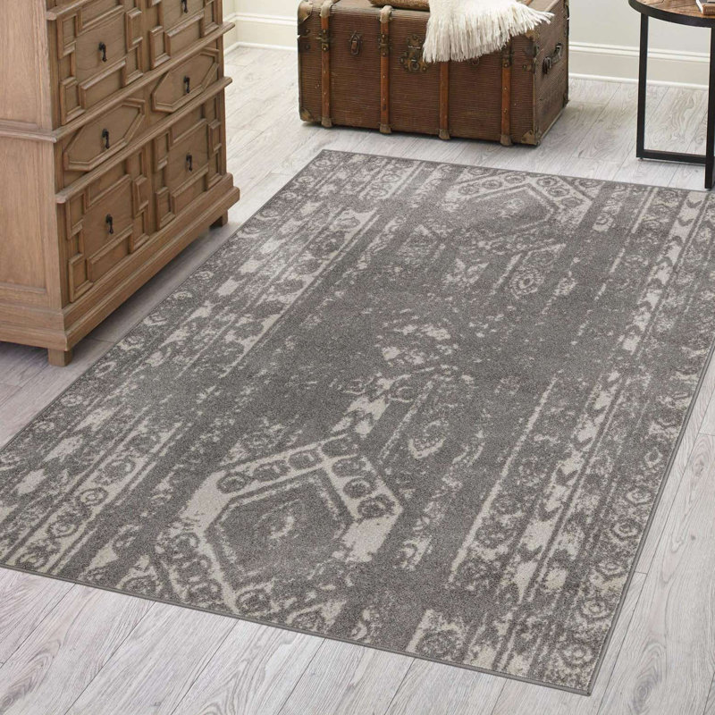 Geometric Indoor Rug, Rectangle 7' x 10'
