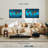 Amnen Ocean World Map Canvas Print-102669412