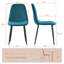 Modern Velvet Upholstered Dining Chair with Diamand Tufted-876796132
