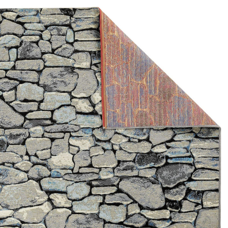 Abdihamid Abstract Indoor / Outdoor Area Rug, Rectangle 200 x 285cm