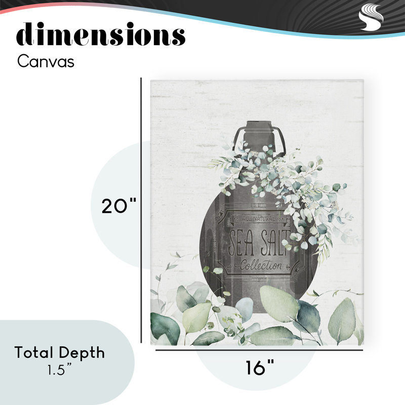 Collection Sea Salt, toile par lettrage et doublure, H 20 po x l 16 po