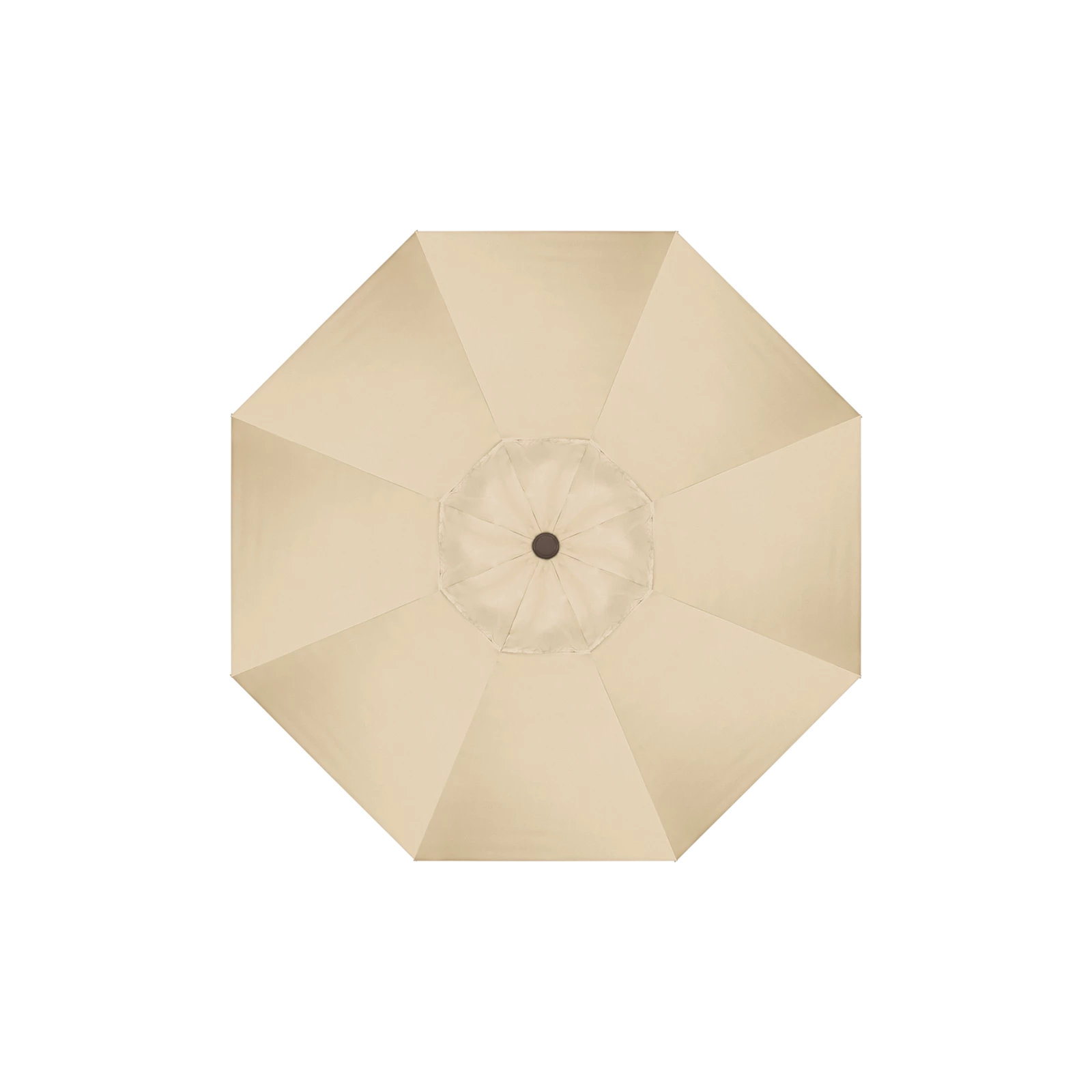 90'' Outdoor Umbrella, Antique Beige Performance, Olefin, Black