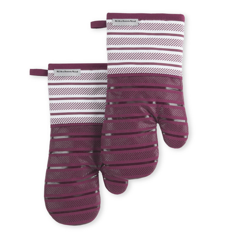 Ensemble de 2 gants de cuisine KitchenAid Albany, Rouge