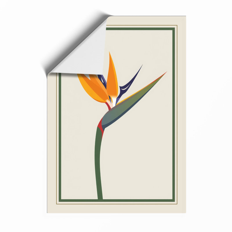 Bird of Paradise Botanical - Framed Print, A3 - 42.0 x 29.7 cm, Unframed