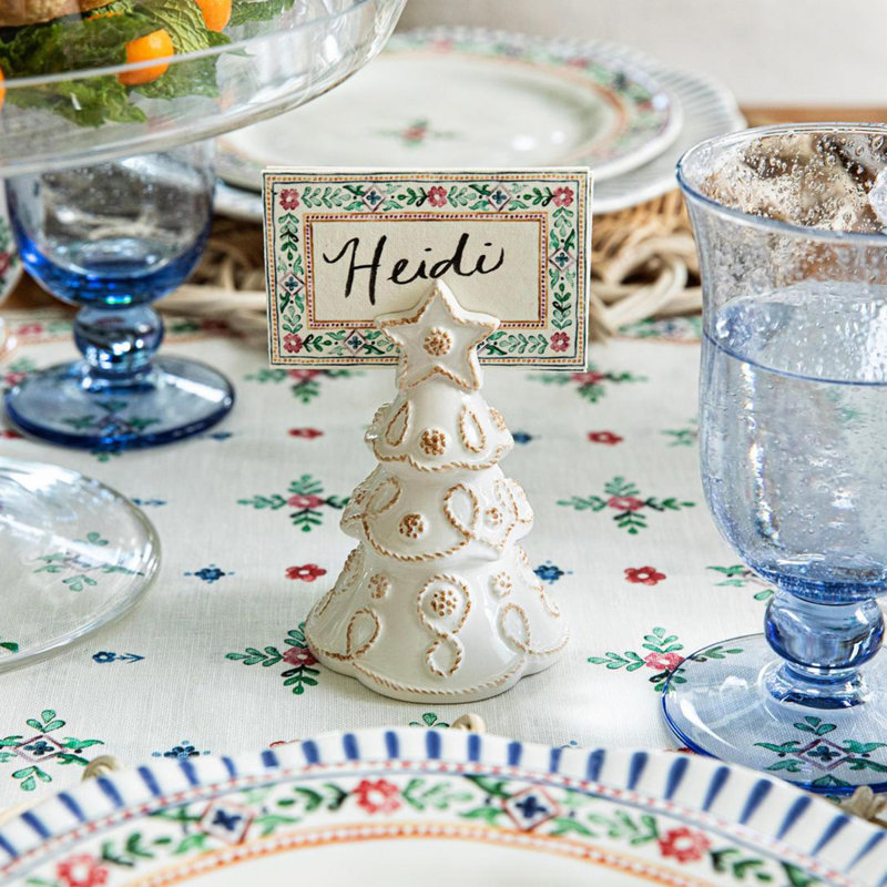 Berry And Thread Tree Place Card Holder, Whitewash