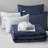 Camden Chambray Print Microfiber Comforter Set With Bed Sheets-99379819-99405265
