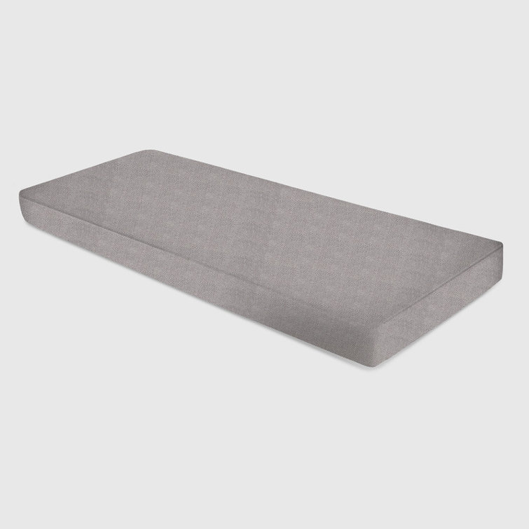 3'' H Customizable Bench Cushion For Indoor/Outdoor Furniture/Chair/Window Seat, Premium 75D High-Resilience Foam