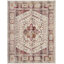 Tapis oriental en polypropylène ivoire / rouge / gris Asuna Kira-2096719167