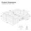 Divan-lit modulaire convertible en U Seybert-113420980