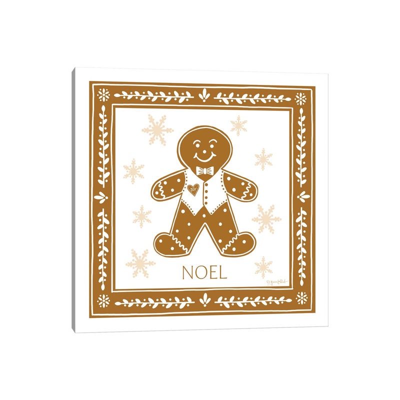 «Gingerbread Man», reproduction d'art sur toile tendue, H 48 po x l 48 po, Toile tendue, Ne s’applique pas
