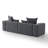 Boneless 2-Piece Upholstered Corduroy Modular Sectional Sofa – Fully Compressed, No Assembly Required-101043266