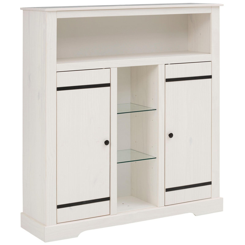 Brookville 120cm Sideboard, White Lacquer