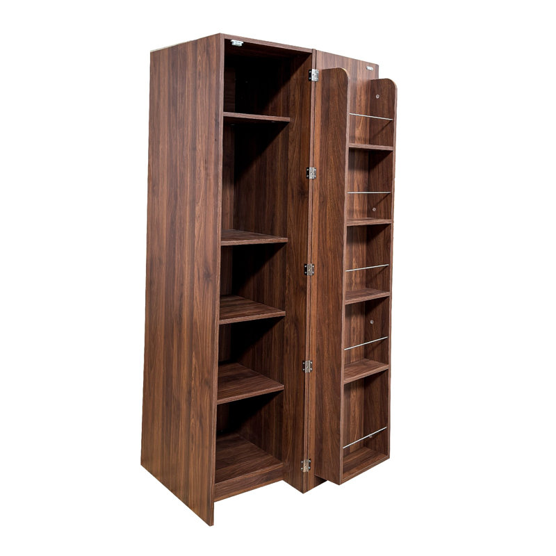 Armoire de cuisine autoportante avec portes et tablettes pour des solutions de rangement organisées