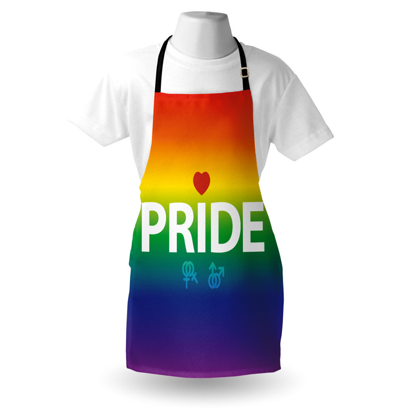 Multicolore East Urban Home Pride tablier unisexe, taille adulte