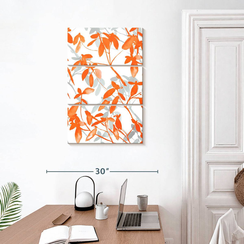 Harnek Premonition Orange, 32" H x 20" W