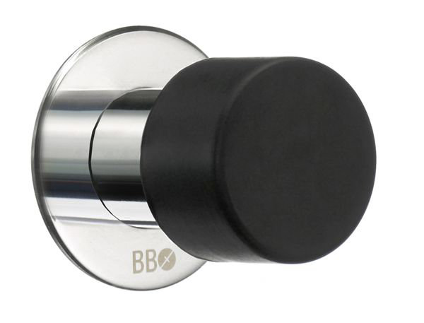 Butoir de porte (plancher ou mur) , Acier inoxydable poli