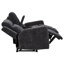 Causeuse inclinable électrique en chenille Kennett gris