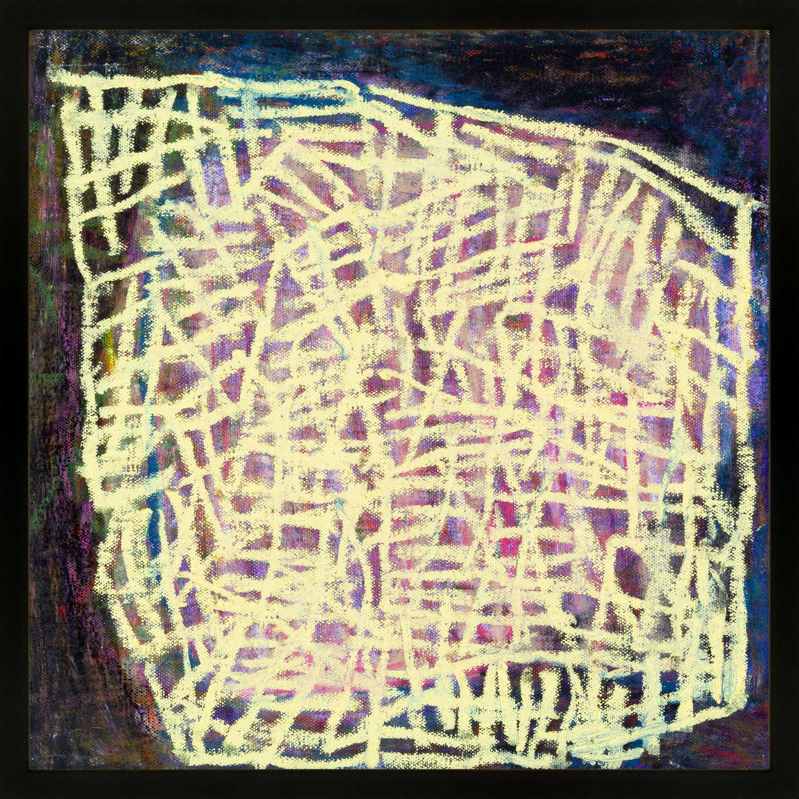 Drian "Night Light" Print by Stephanie Dennis, Black, 30" H x 30" W  x 1.25" D
