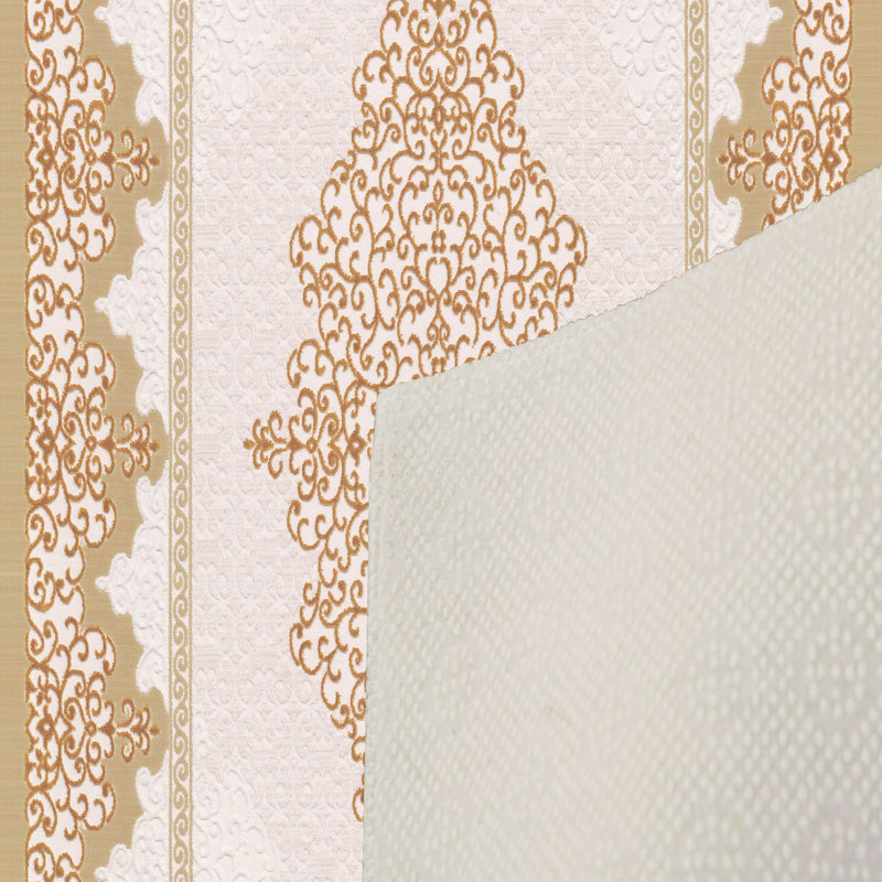 Tapis oriental en polyester tissé à plat à la machine Elysian, Rectangle 5 pi 11 po x 9 pi 2 po