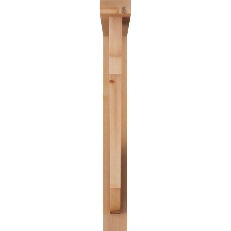 Support de bloc olympique avec entretoise décalée, 30 x 26, Cèdre rouge occidental de l 3 1/2 po (lisse)