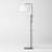 Leo 72 in. Modern Height-Adjustable LED Floor Lamp with Black Marble Base