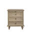 Tables de chevet Farmhouse avec 4 tiroirs, table de bout avec rangement en bois avec tablette coulissante cachée, grande table d'appoint avec 4 pieds en bois massif et poignée en métal, assemblage facile-1320142172-1320142179