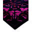 Tapis noir / rose / rouge sur mesure 9 pi 10 po x 13 pi 6 po Overyed