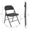 Chaise pliante rembourrée en similicuir