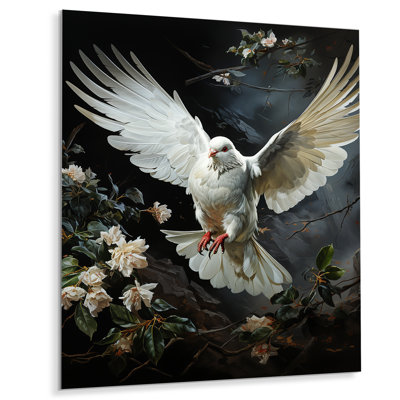 " White Dove Messenger Of Peace "