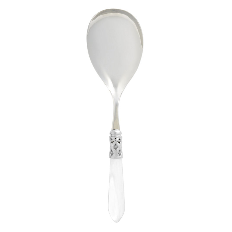 Aladdin Stainless Steel Serving Spoon, Brilliant Clear