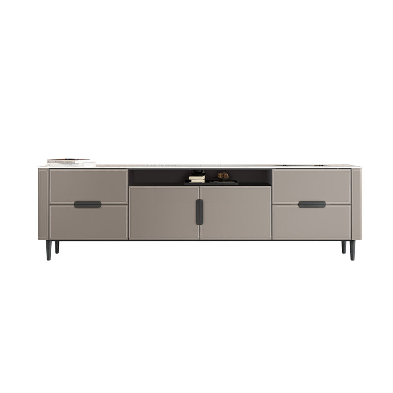 Meuble télé en pierre frittée de style américain, L 70,87 po